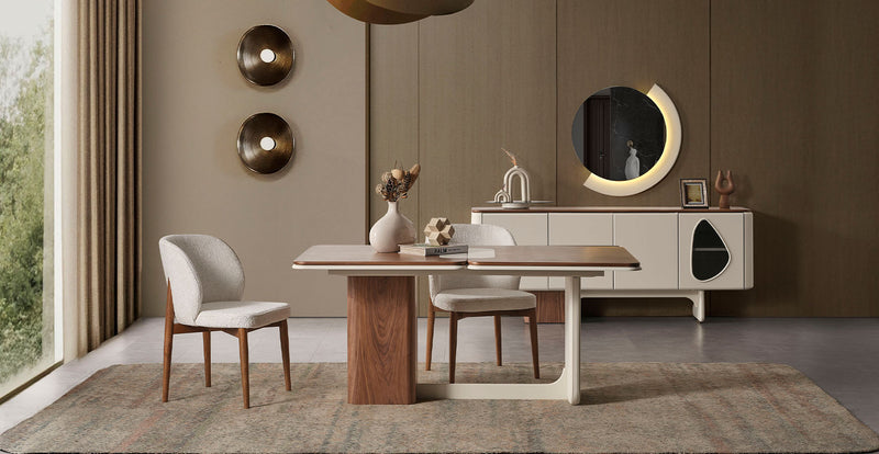 Enna Ekru Yemek Odası