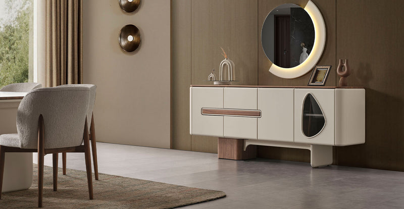 Enna Ekru Yemek Odası