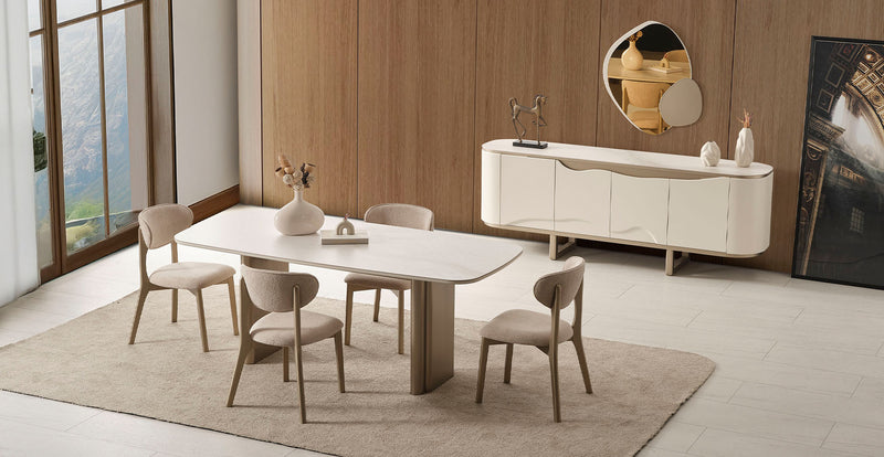 Calista Bronz Yemek Odası