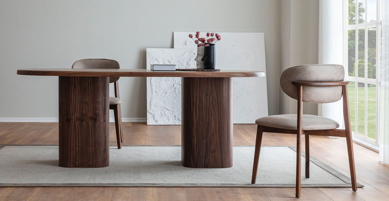 Vera Ceviz Kare Masa Takımı