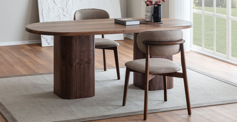 Vera Ceviz Kare Masa Takımı