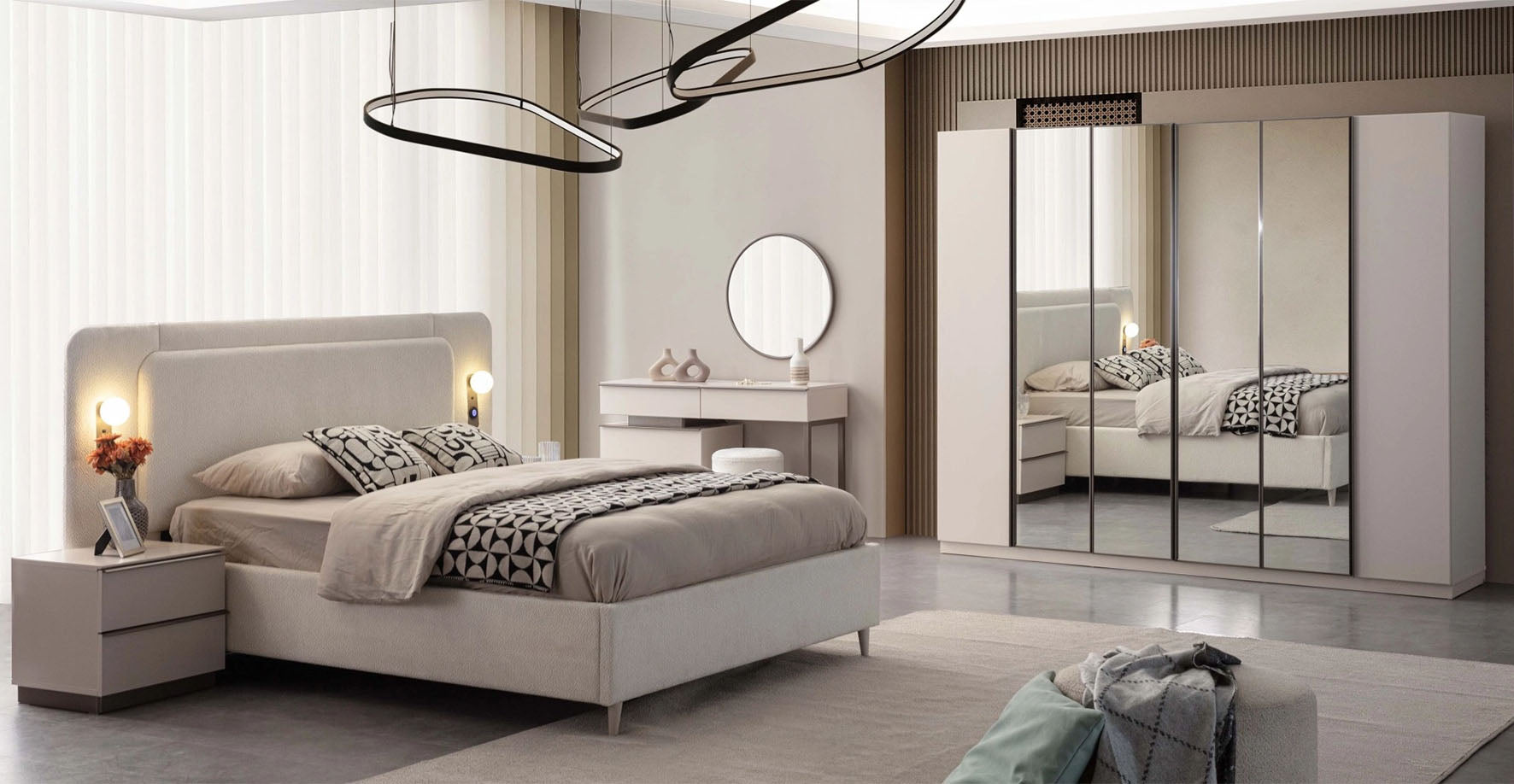 Volkswagen Timeless Modern Air Bed シングル Bonbon Karyola | Zenka Home